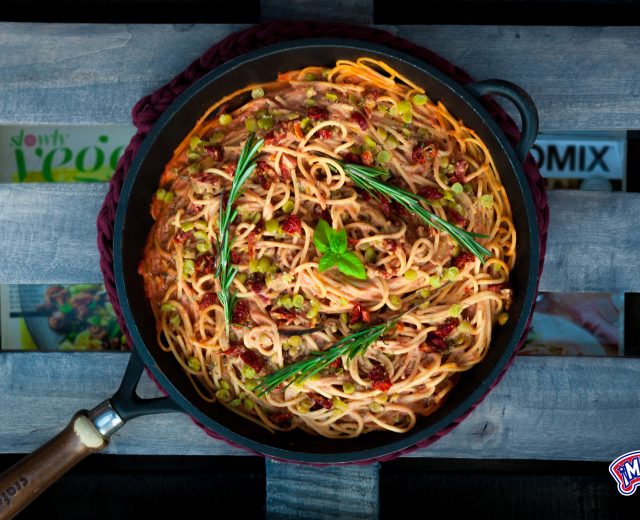 Pasta with peas