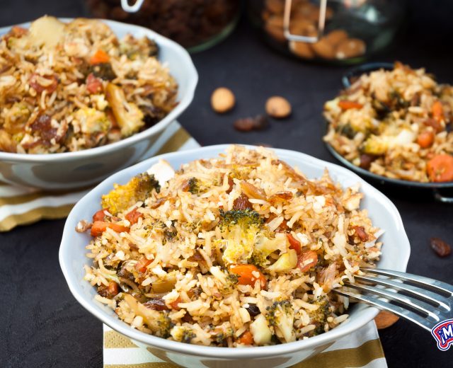 Basmati rice with vegetables