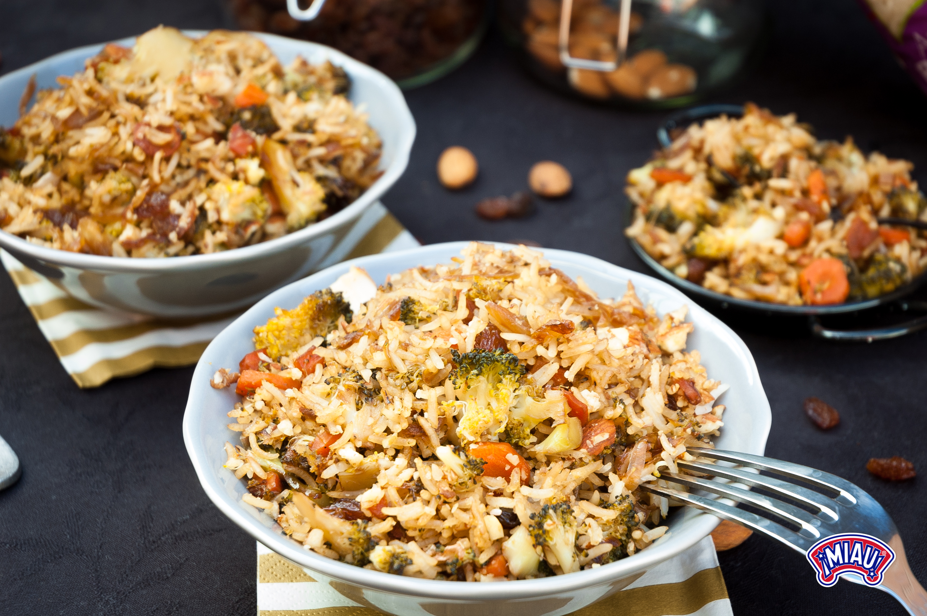 Basmati rice with vegetables