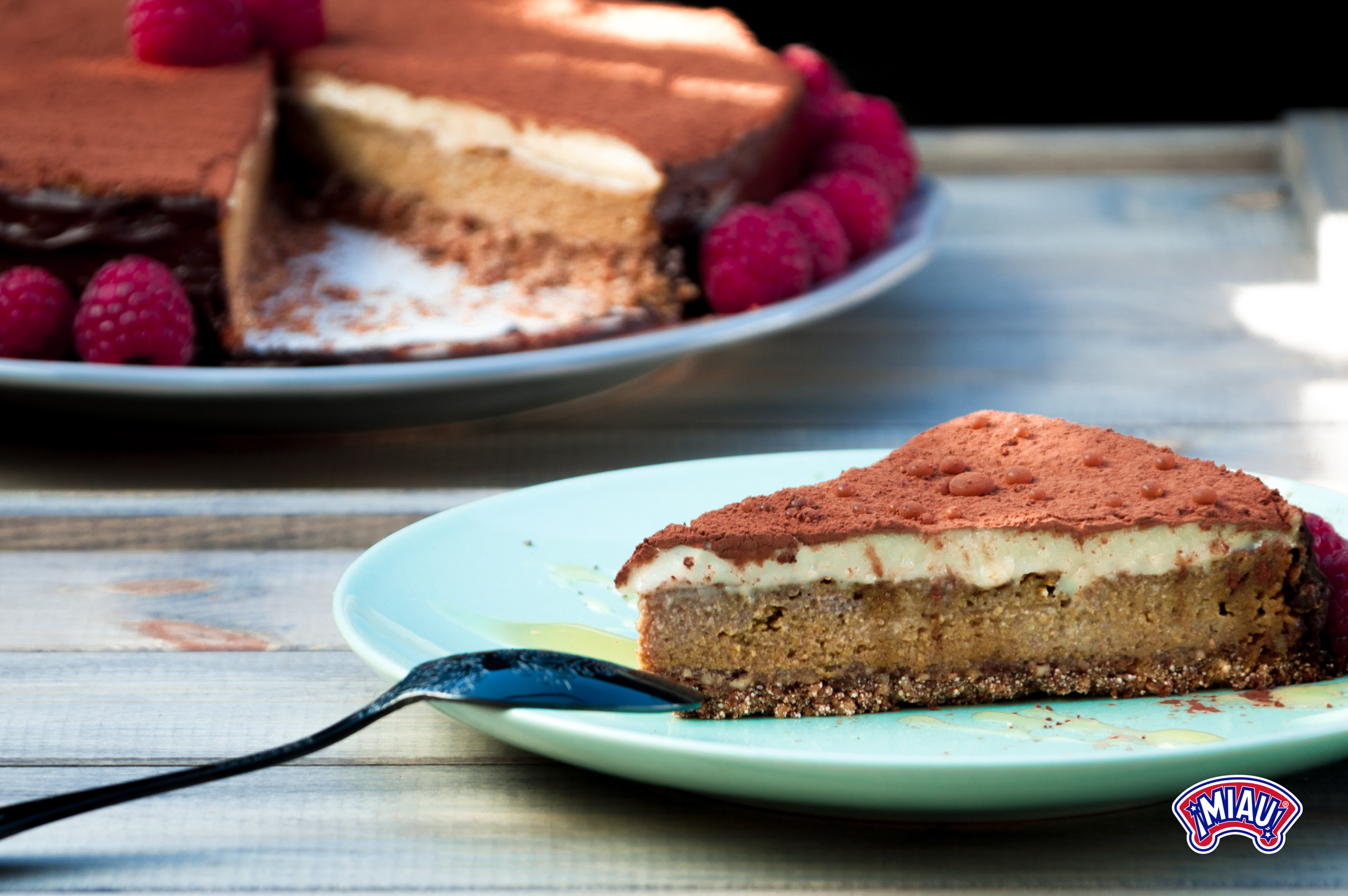 Pie de calabaza con base de amaranto