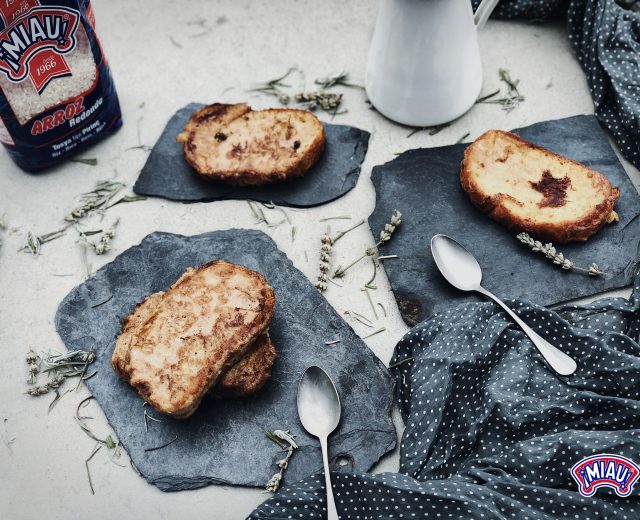 French toast flavored rice pudding