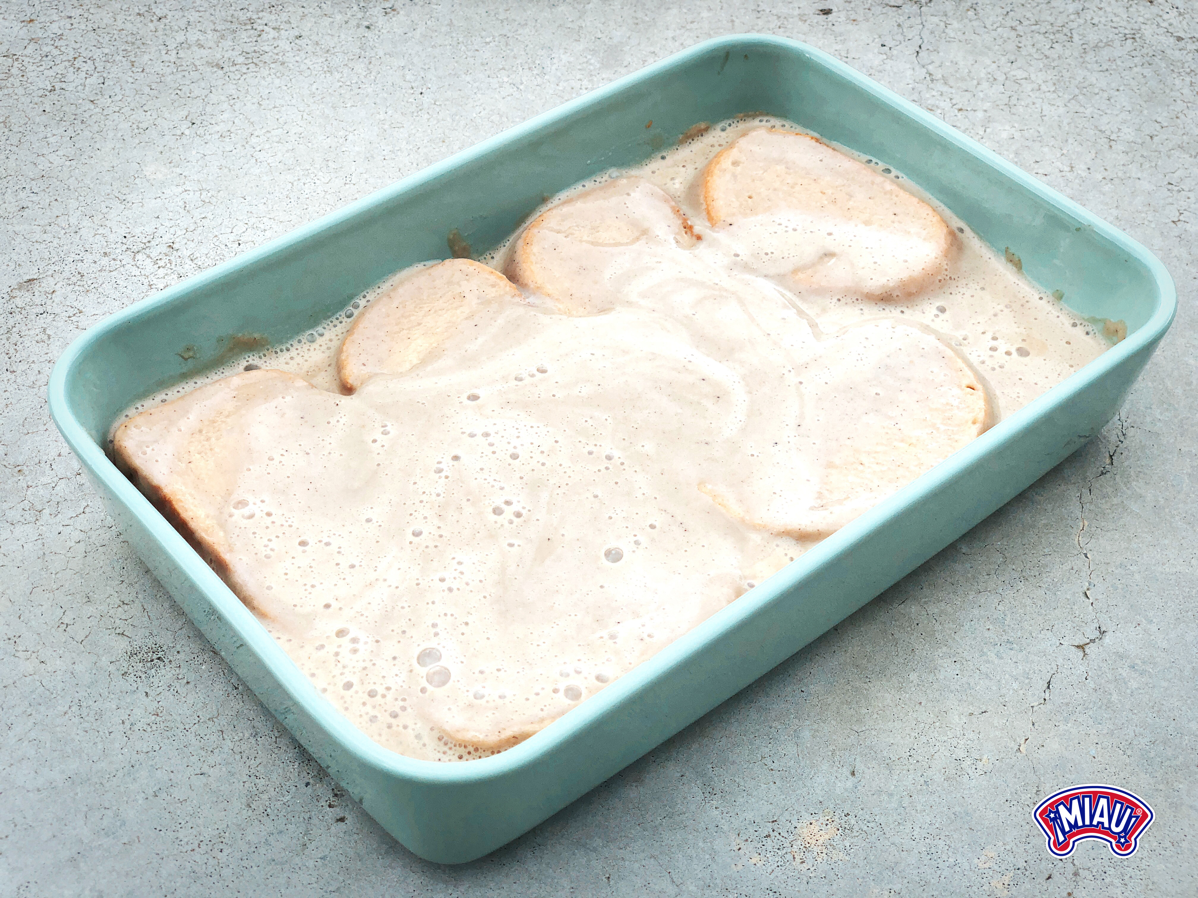 French toast flavored rice pudding