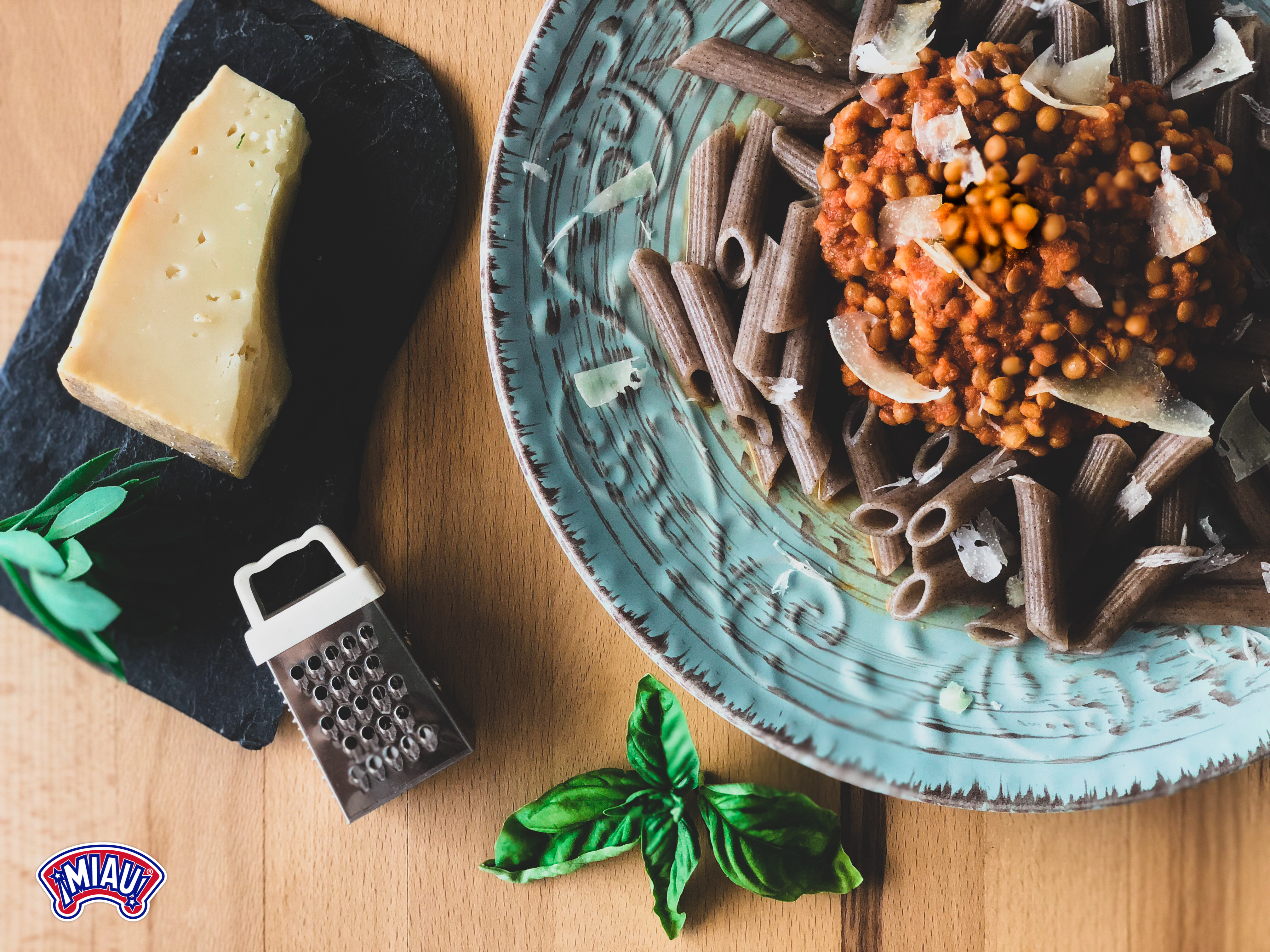 pasta con lentejas