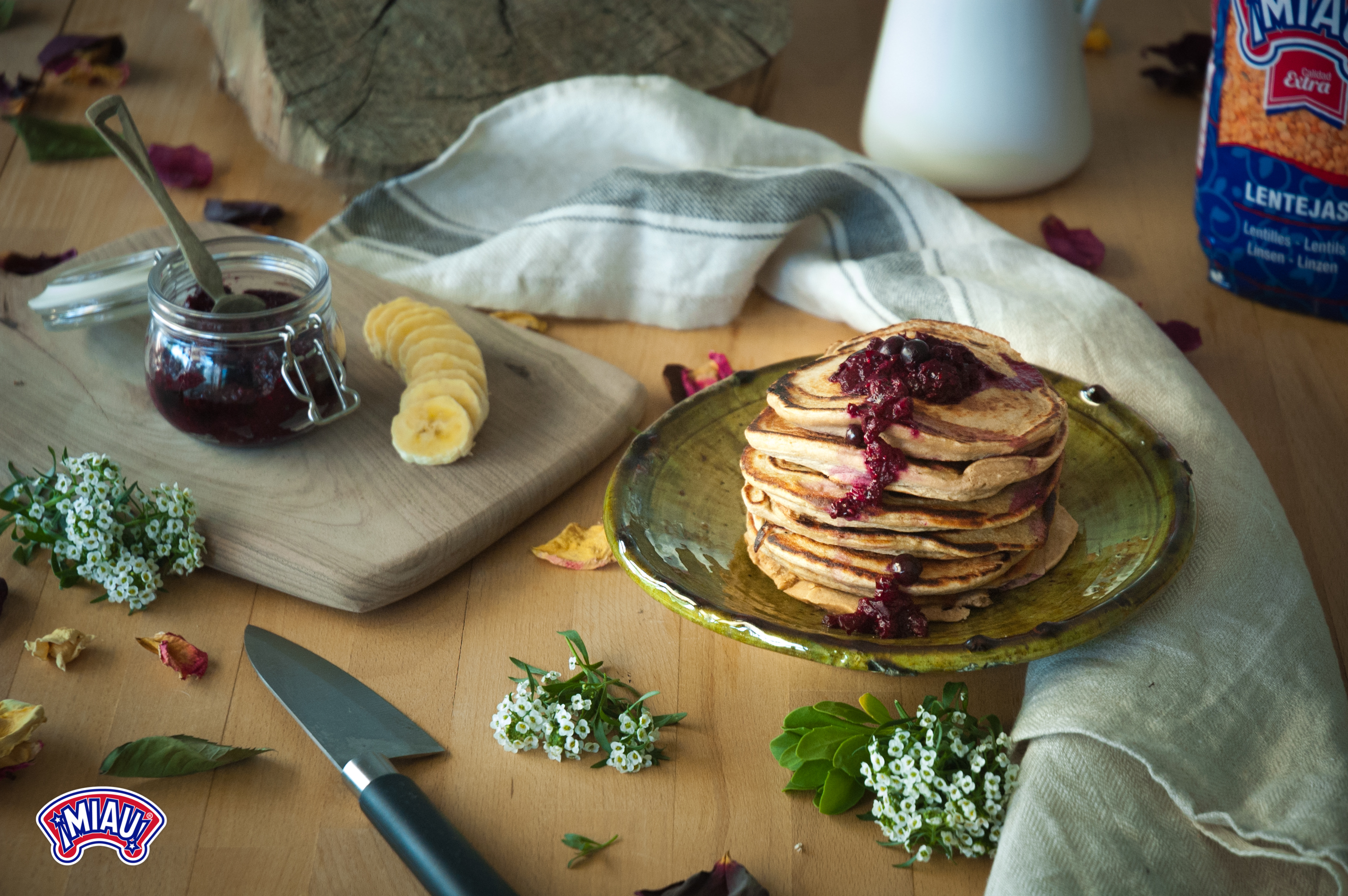 red lentil pancakes