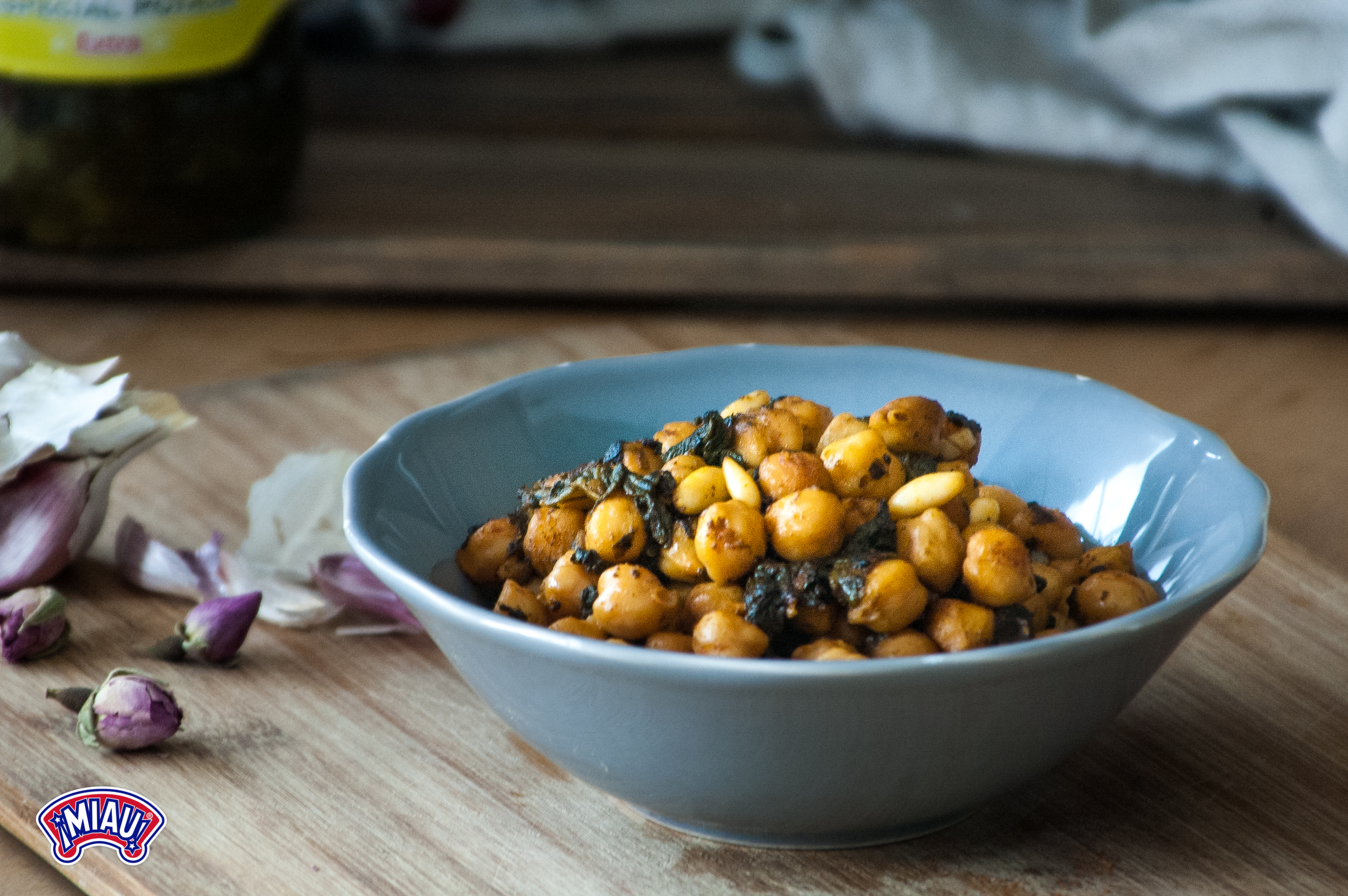 garbanzos con espinacas