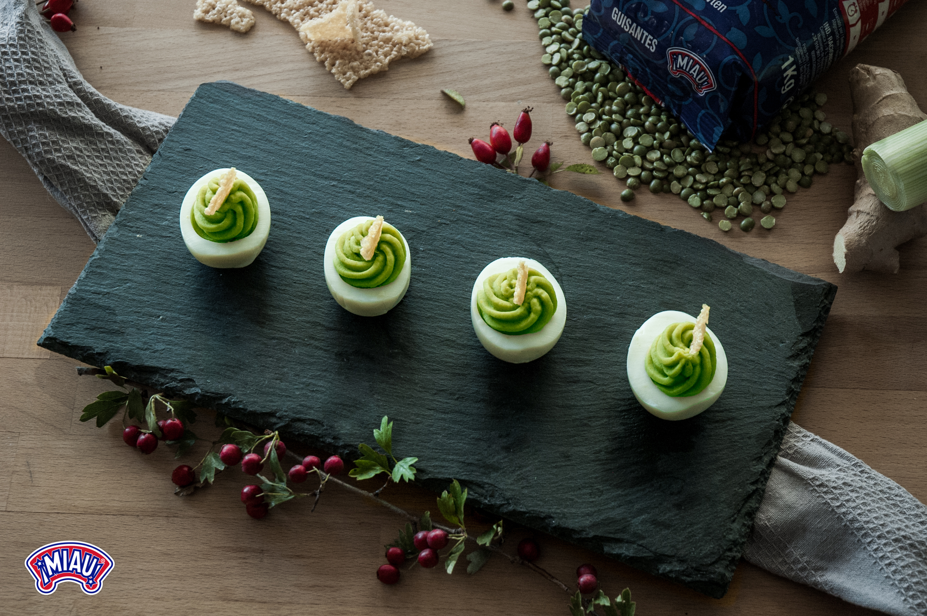 deviled eggs