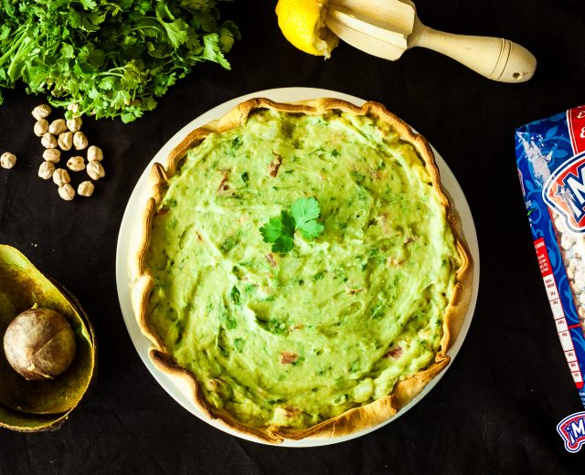 guacamole de gâteau de sel