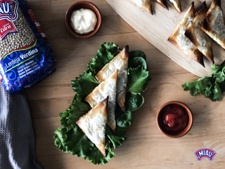 Samosas de lentejas