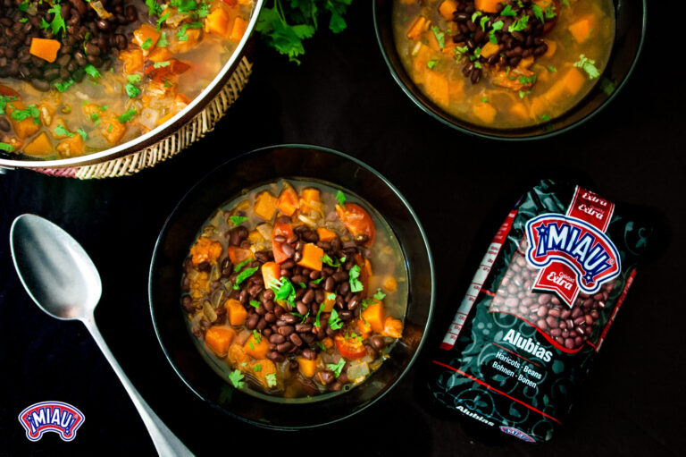 Sopa de azukis y calabaza