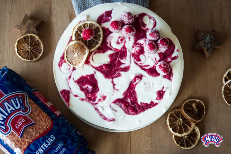 Cheesecake de chocolate blanco