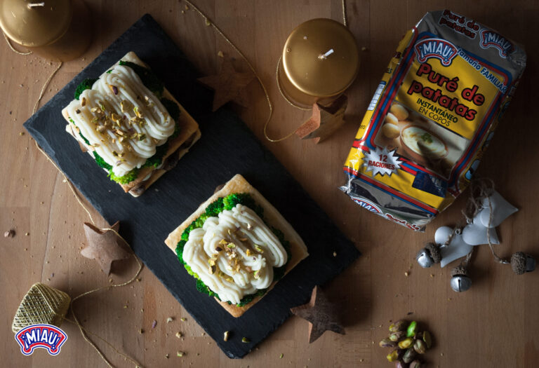 Milhojas vegano especial navidad