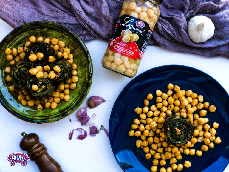 Garbanzos Legourmet con alcachofas