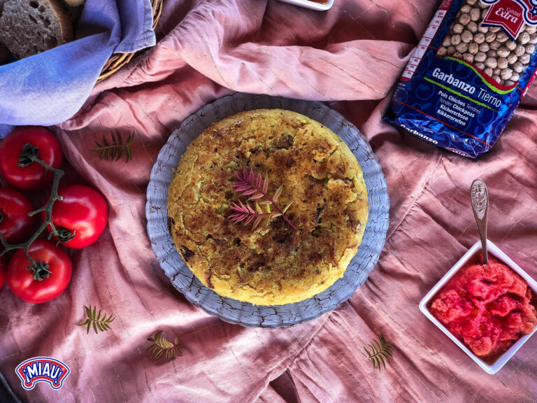 Tortilla de patatas vegana
