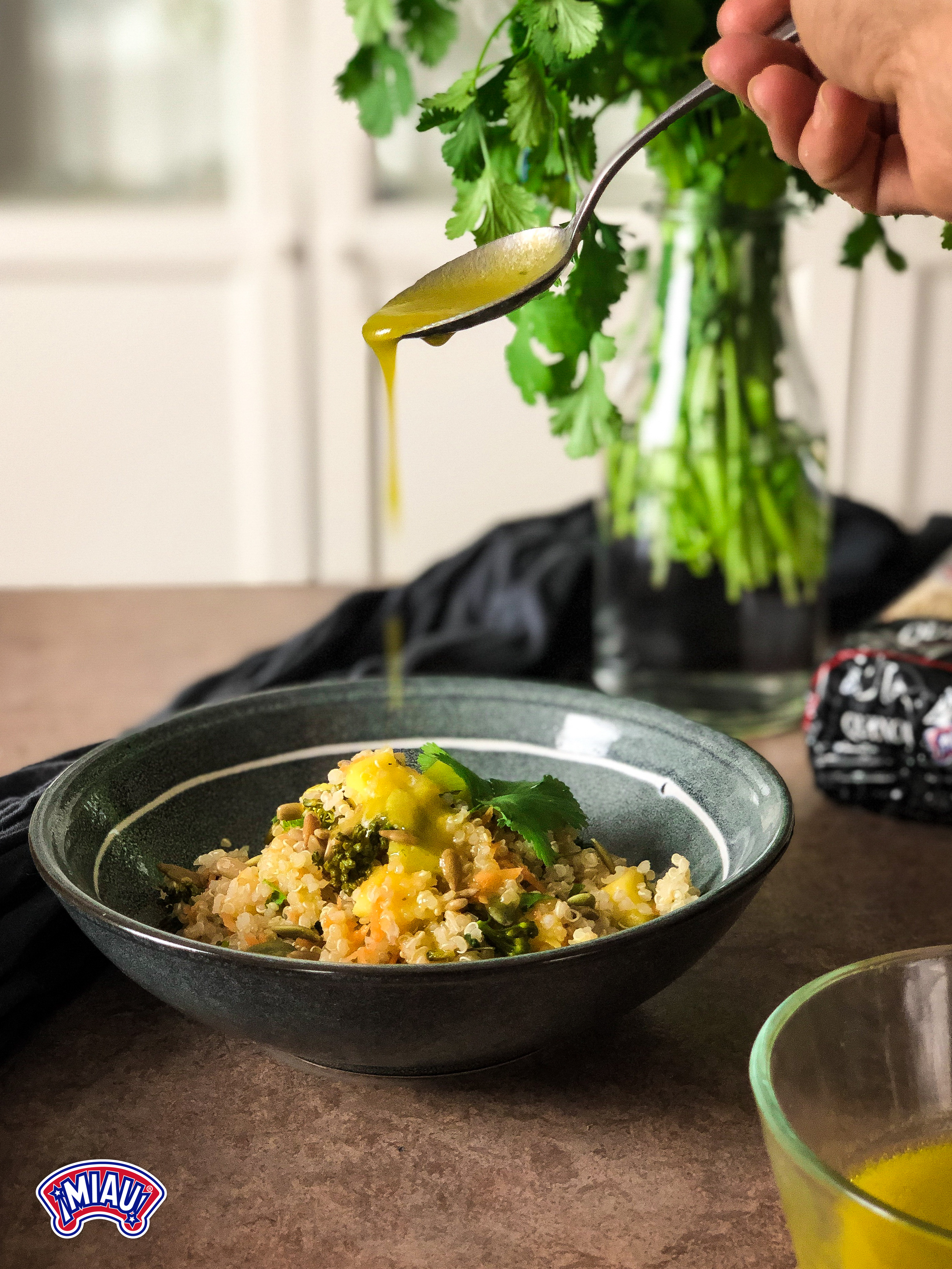 ensalada quinoa mango