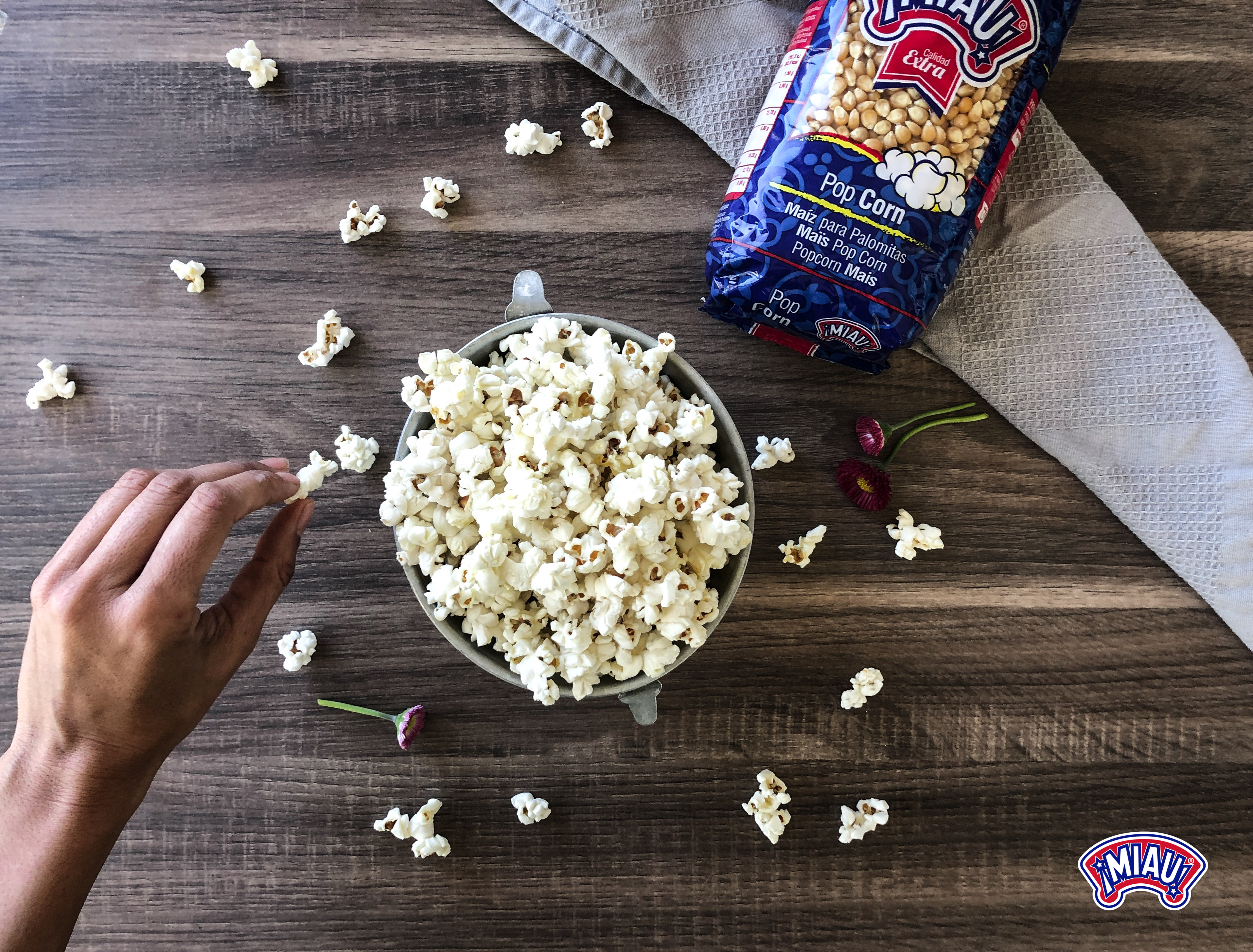 pop-corn truffées