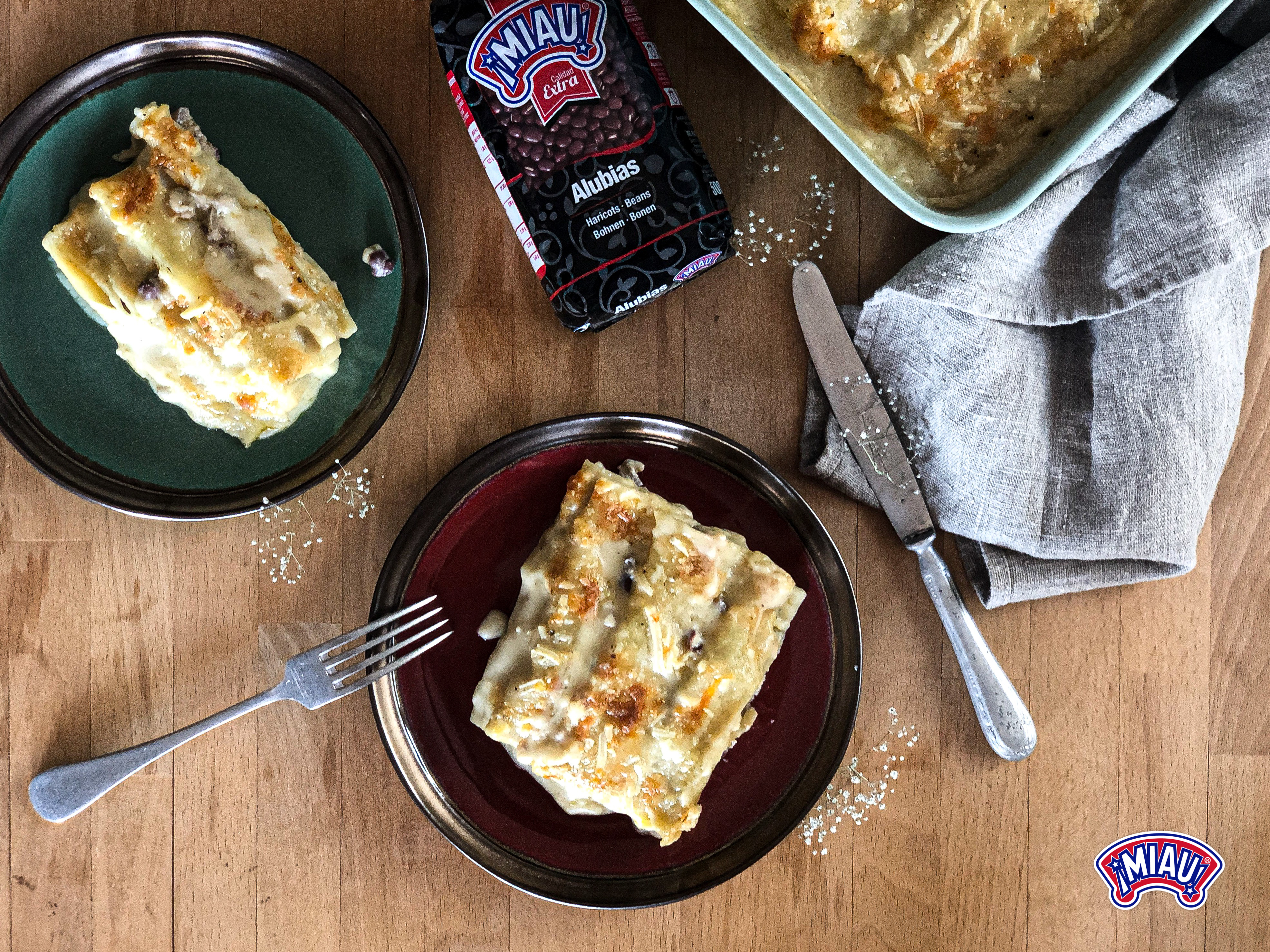 canelones ricotta alubias