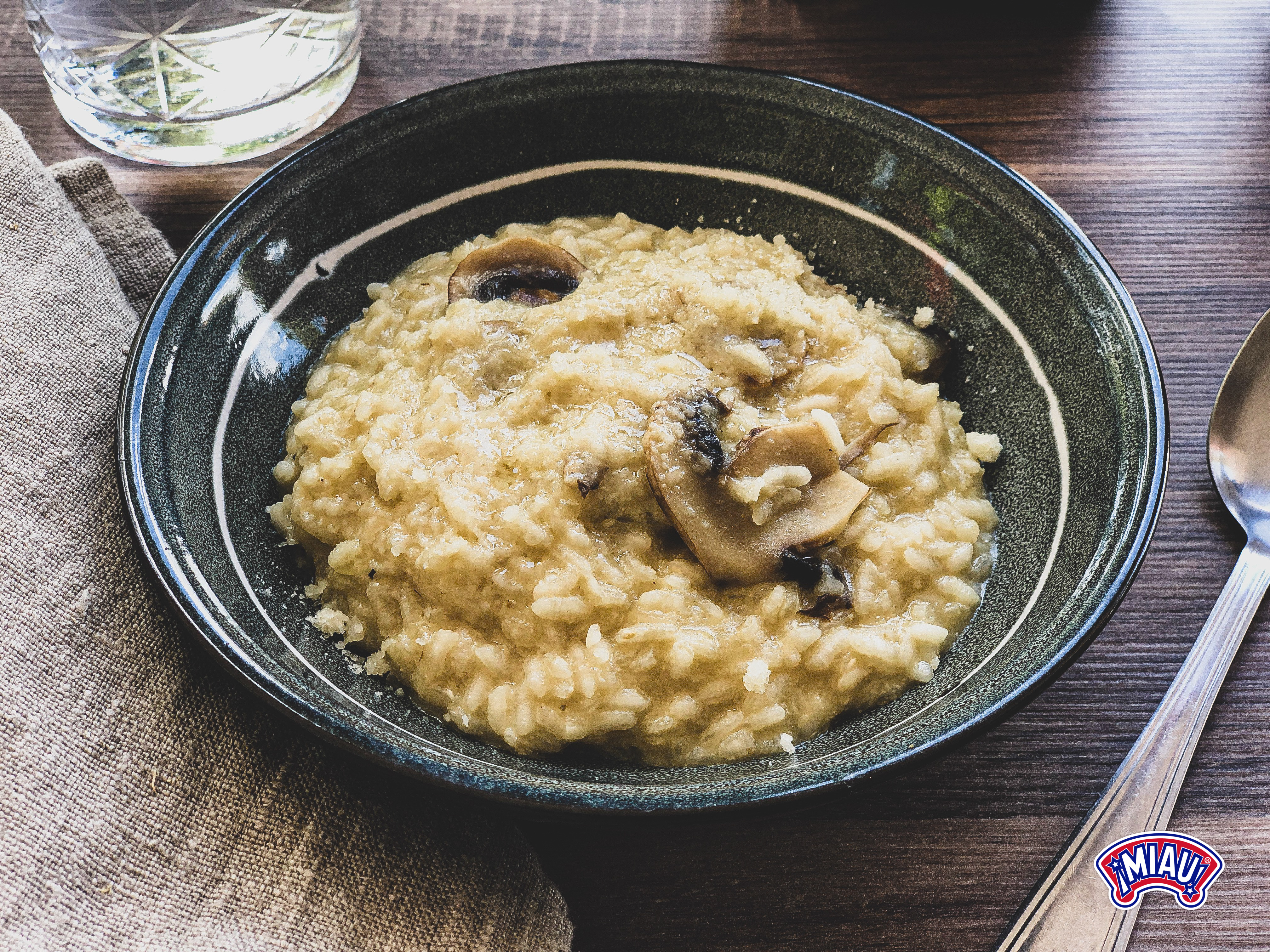 rice creamy mushrooms and truffles