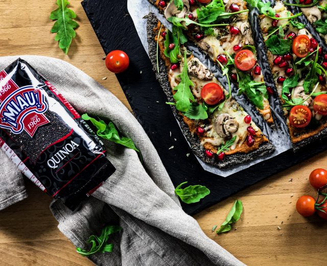 Quinoa pizza