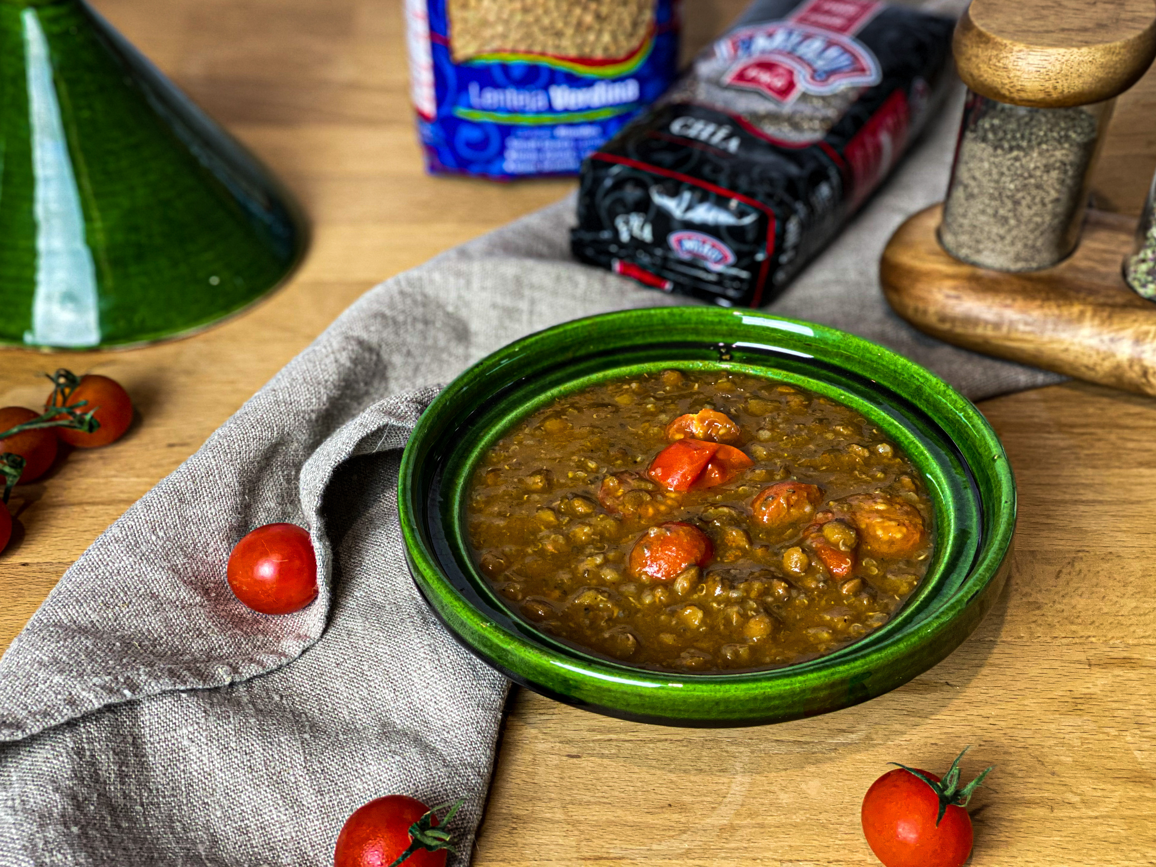 chia lentils