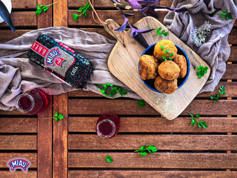 Croquetones de coliflor con chía