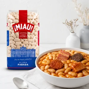Fabada asturiana con alubias fabada MIAU y compango