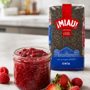 Mermelada de frutos rojos con semillas de chia MIAU