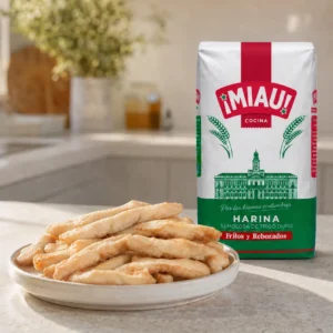 Tiras de pollo rebozado con harina de fritos y rebozados MIAU