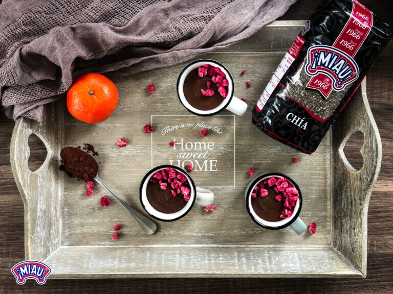 Mousse de cacao en vasitos