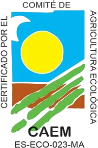 Sello del Comité de Agricultura Ecológica de la Comunidad de Madrid, código ES-ECO-023-MA