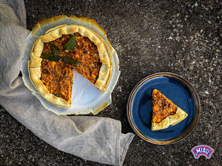 Tarta salada de Lentejas